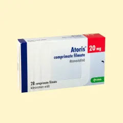 Opakowanie leku Atoris 20 mg, zawierające 28 tabletek powlekanych. Szukasz zamienników Atoris?