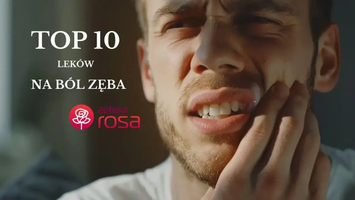 Mężczyzna cierpi na silny ból zęba. Zobacz TOP 10 leków bez recepty na ból zęba.