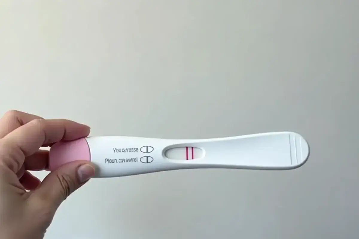 Test ciążowy z dwoma kreskami. Spóźnia mi się okres 2 tygodnie, a nie jestem w ciąży.