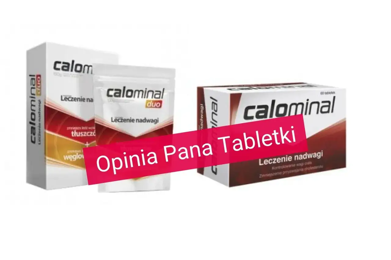 Calominal - czy ktoś schudł? Opakowania leku na nadwagę i cholesterol. Opinia Pana Tabletki.